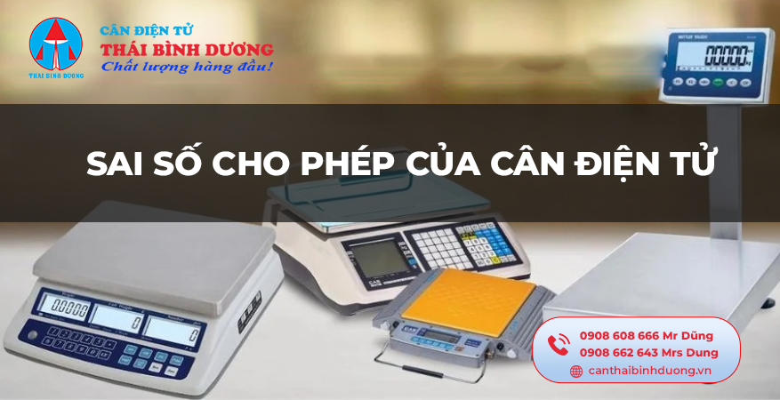 Sai Số Cho Phép Của Cân Điện Tử